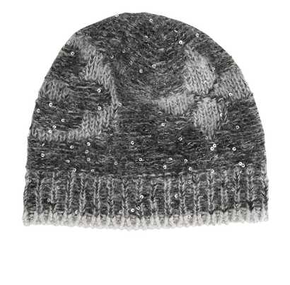 Louis Vuitton Logo Sequins Beanie, front view